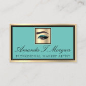 Professional Makeup Lash Extension Eyebrow Blauwgr Visitekaartje (Voorkant)