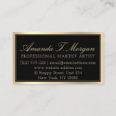 Professional Makeup Lash Extension VIP Brown Eyes Visitekaartje (Achterkant)