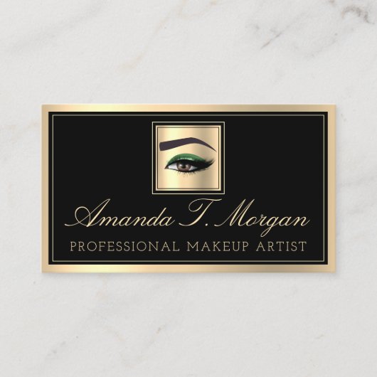 Professional Makeup Lash Extension VIP Brown Eyes Visitekaartje (Voorkant)