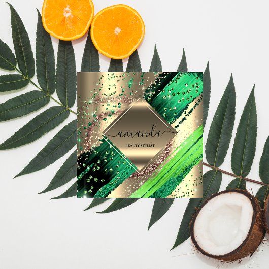 Professional Makeup Logo Tropic Body SPA Wellness Vierkante Visitekaartje