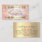 Professional Makeup Nail Logo Holograaf Visitekaartje (Voorkant / Achterkant)