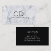 Professional marmer Stone Visitekaartje (Voorkant / Achterkant)