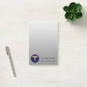 Professional Medical Caduceus Gold Blue Post-it® Notes (Kantoor)
