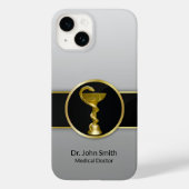Professional Medical Hygieia Bowl Gold Case-Mate iPhone Case (Achterkant)