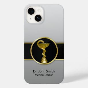 Professional Medical Hygieia Bowl Gold Case-Mate iPhone 14 Hoesje