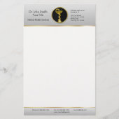 Professional Medical Hygieia Gold Bowl Briefpapier (Voorkant)