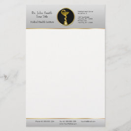 Professional Medical Hygieia Gold Bowl Briefpapier