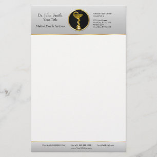 Professional Medical Hygieia Gold Bowl Briefpapier