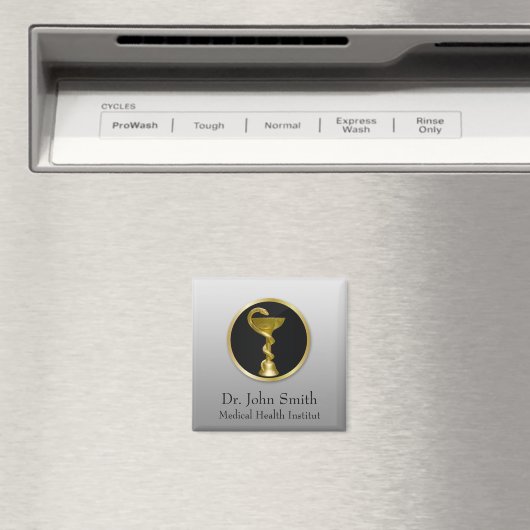 Professional Medical Hygieia Gold Bowl Magneet (Insitu (Vaatwasser))