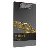 Professional Medical Luxury DNA Strand Gold Klembord (Rechts)