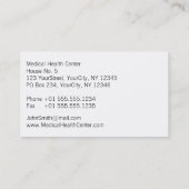 Professional Medical Luxury Gold DNA Strand Visitekaartje (Achterkant)