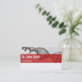 Professional Medical Science DNA Strand Visitekaartje (Staand voorkant)
