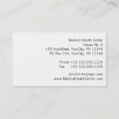 Professional Medical Science DNA Strand Visitekaartje (Achterkant)