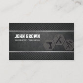 Professional Metal Construction Carpentry Handyman Visitekaartje (Voorkant)