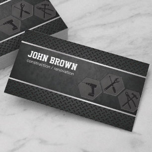 Professional Metal Construction Carpentry Handyman Visitekaartje