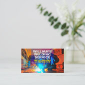 Professional Metal Fabrication & Welding Visitekaartje (Staand voorkant)