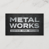 Professional Metal Works  - Metal Fabrication Visitekaartje (Voorkant)