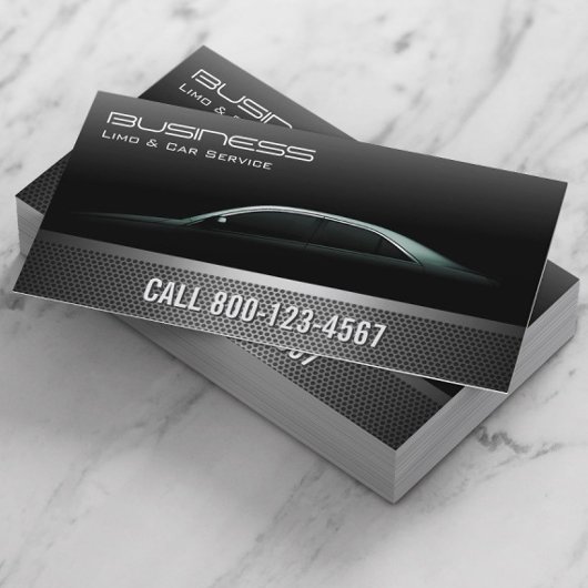Professional Metallic Limo & Taxi Service Visitekaartje
