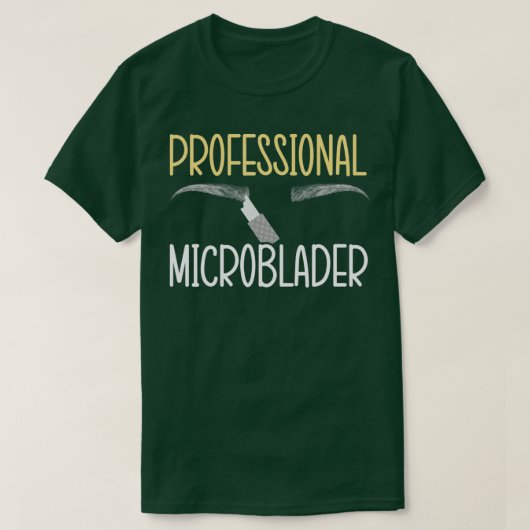 Professional Microblader Brow Artist Lash Expert C T-shirt (Design voorkant)