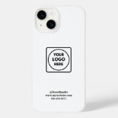 Professional Minimalist Logo Branding iphone case (Achterkant)