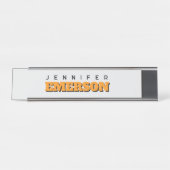 Professional minimalist modern plain bureau naambordje (Voorkant)