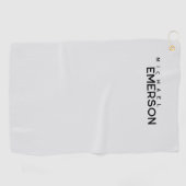 Professional minimalist modern plain golfhanddoek (Horizontaal)