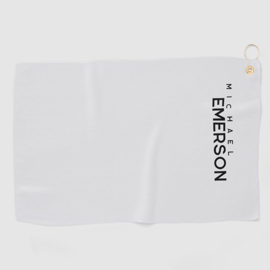 Professional minimalist modern plain  golfhanddoek (Horizontaal)