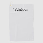 Professional minimalist modern plain  golfhanddoek (Voorkant)