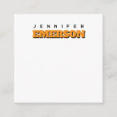 Professional minimalist modern plain  informatiekaartje (Voorkant)