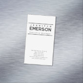 Professional minimalist modern plain  magnetisch visitekaartje (Voorbeeld)
