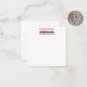 Professional minimalist modern plain  notitiekaartje (Voorkant / Achterkant in situ)