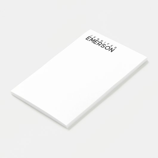 Professional minimalist modern plain  post-it® notes (Schuin)