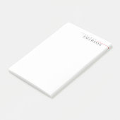 Professional minimalist modern plain post-it® notes (Schuin)