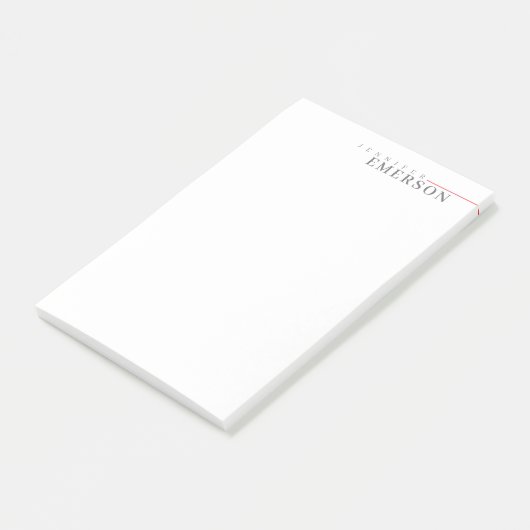 Professional minimalist modern plain post-it® notes (Schuin)