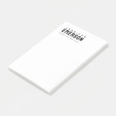Professional minimalist modern plain  post-it® notes (Schuin)