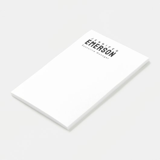 Professional minimalist modern plain  post-it® notes (Schuin)