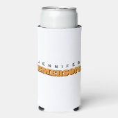 Professional minimalist modern plain  seltzer blikjeskoeler (Seltzer Voorkant)