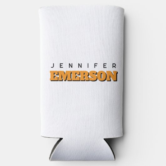 Professional minimalist modern plain  seltzer blikjeskoeler (Voorkant)