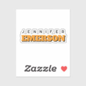 Professional minimalist modern plain sticker (Vel)