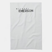 Professional minimalist modern plain  theedoek (Verticaal)