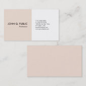 Professional Minimalistische moderne handtekening Visitekaartje (Voorkant / Achterkant)