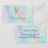 Professional, Mixerventilator, holografisch koken Visitekaartje (Voorkant / Achterkant)