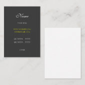 Professional Modern and Elegant 3 Visitekaartje (Voorkant / Achterkant)