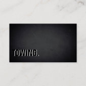 Professional Modern Blackboard Out Towing Visitekaartje (Voorkant)
