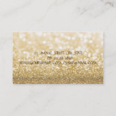 Professional Modern Elegant Bokeh, White Daisy Visitekaartje (Achterkant)