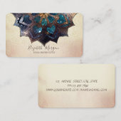 Professional Modern Elegant Mandala, Confetti Yoga Visitekaartje (Voorkant / Achterkant)