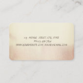 Professional Modern Elegant Mandala, Confetti Yoga Visitekaartje (Achterkant)