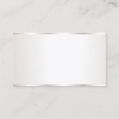 Professional Modern Elegant Minimalist Template Visitekaartje (Achterkant)