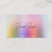 Professional Modern Elegant Template Calligraphy Visitekaartje (Voorkant)