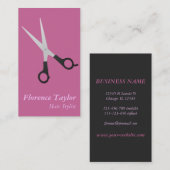 Professional Modern Hair Stylist en Salon Visitekaartje (Voorkant / Achterkant)